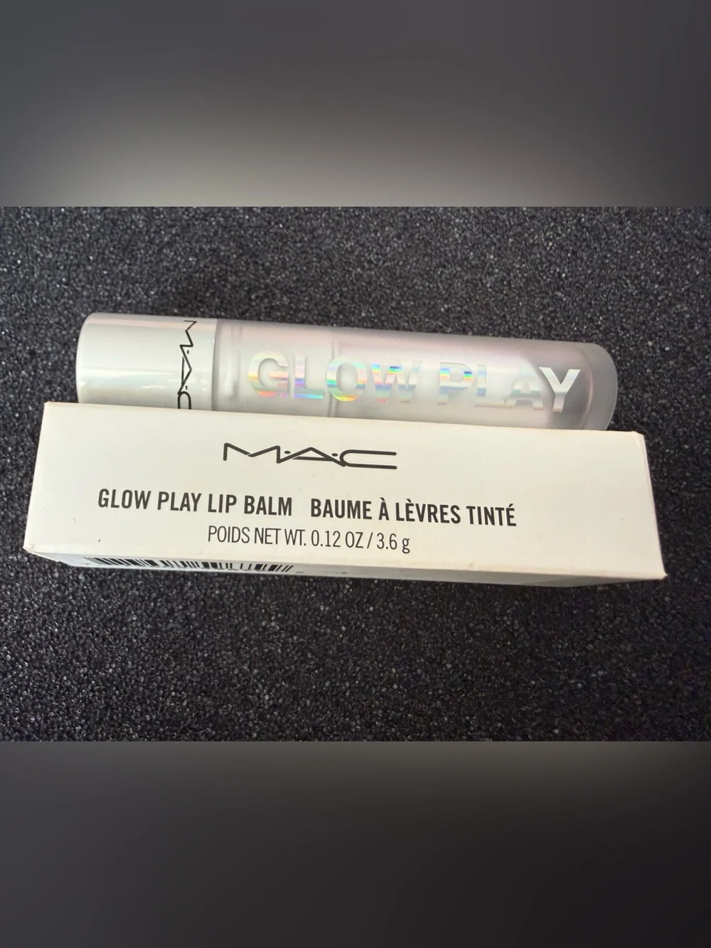 MAC Cosmetics Glow Play Tinted Lip Balm - Iridescent Pearl Sheen- Halo At Me